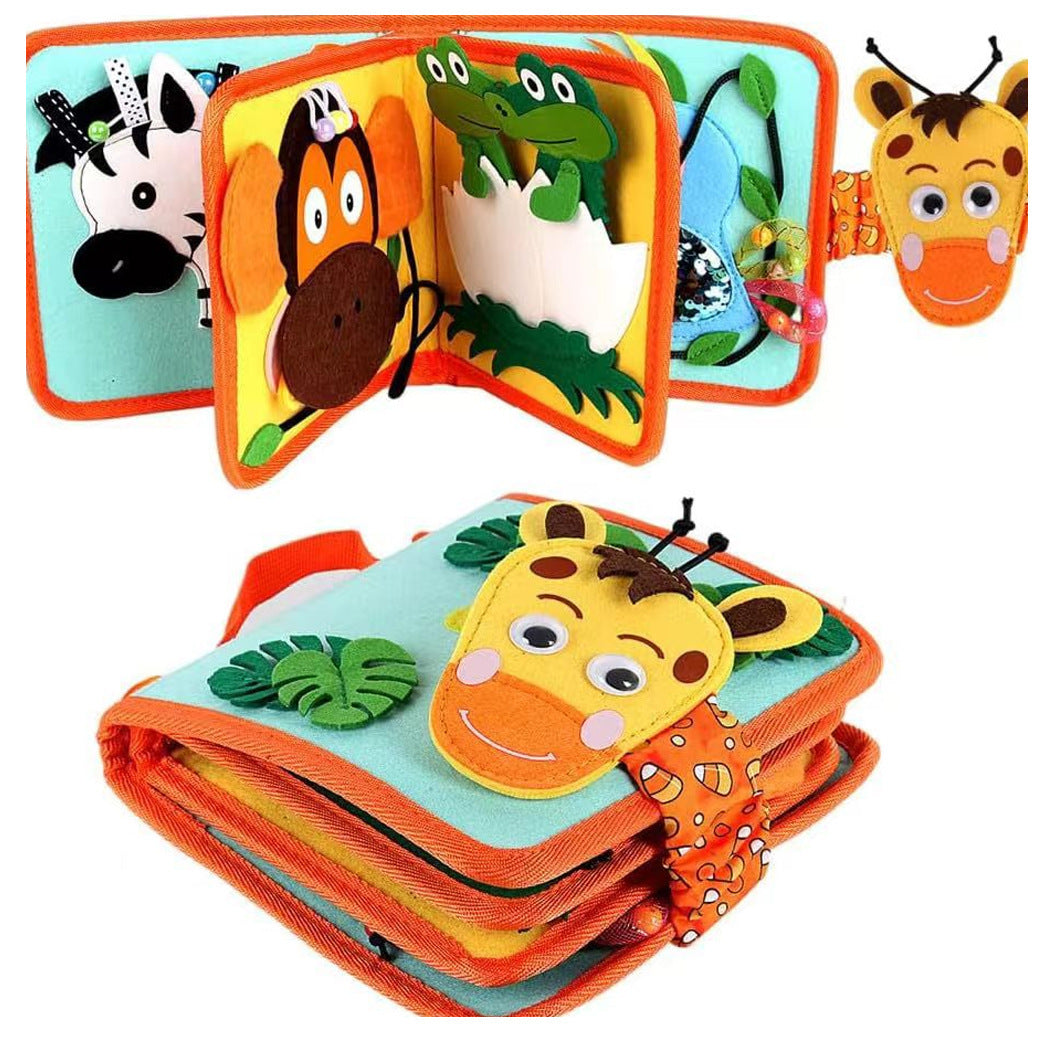 Interactive Felt Educational Cloth Book for Children