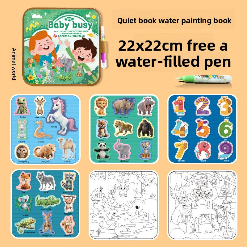 Reusable Magic Water Drawing Book for Kids
