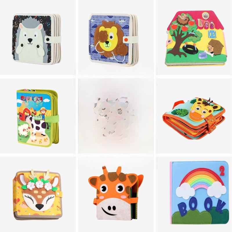 Interactive Felt Educational Cloth Book for Children