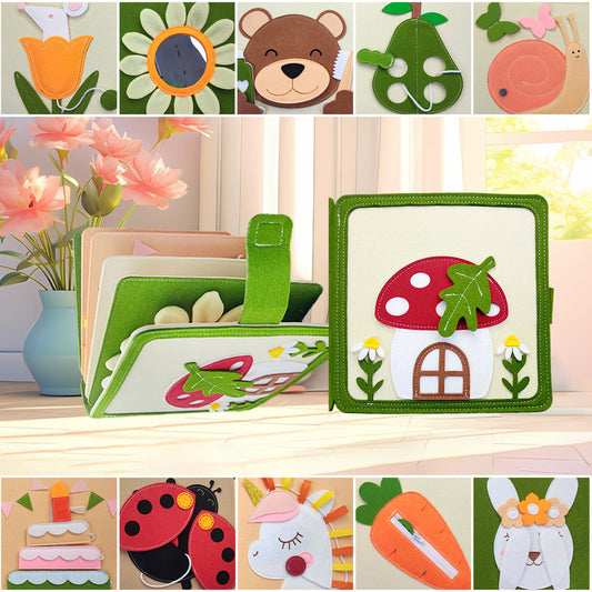 3D Felt Sensory Book for Early Learning