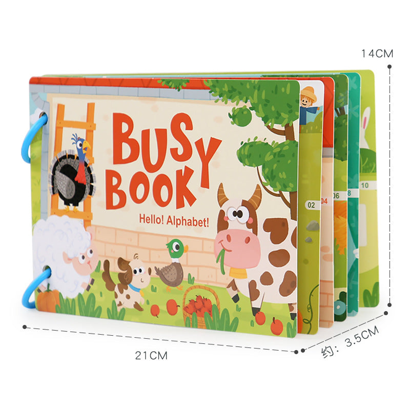 Kids Reusable Sticker Book - Educational Learning Activity Book